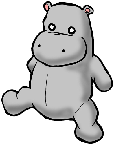 baby hippo clipart - photo #50